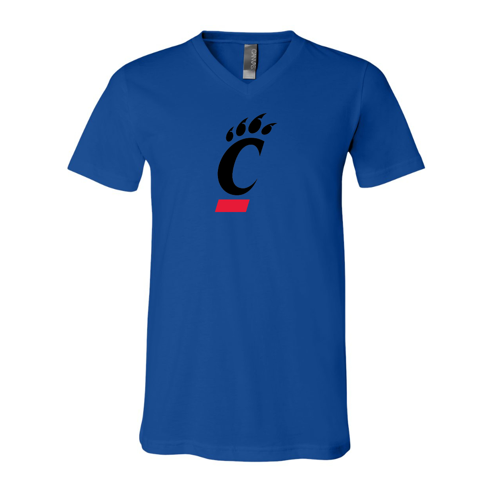 Cincinnati Bearcats BELLA  CANVAS - Jersey V-Neck T-Shirt
