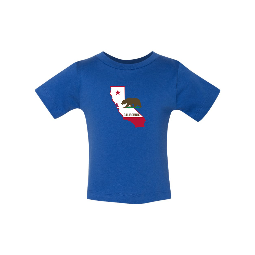California Bear Map  BELLA CANVAS Infant Jersey Tee