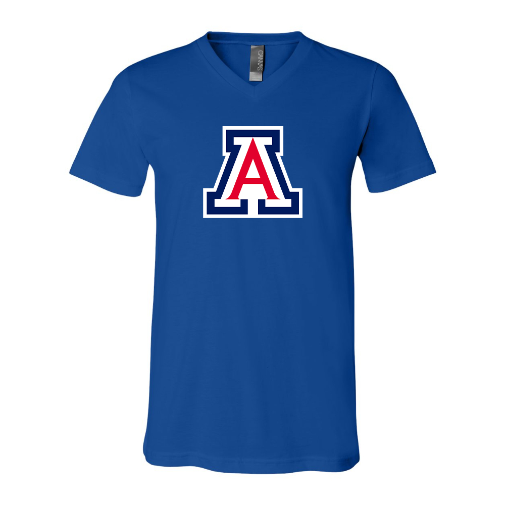 Arizona Wildcats  BELLA  CANVAS - Jersey V-Neck T-Shirt