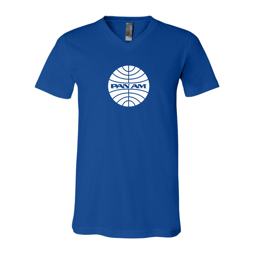 Pan Am  BELLA  CANVAS - Jersey V-Neck T-Shirt