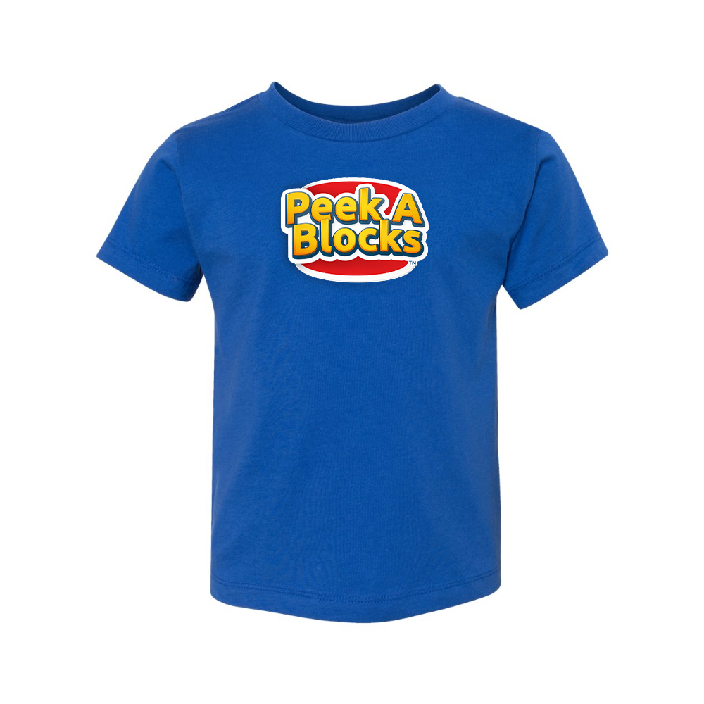 Peek A Blocks BELLA  CANVAS Toddler Jersey Tee