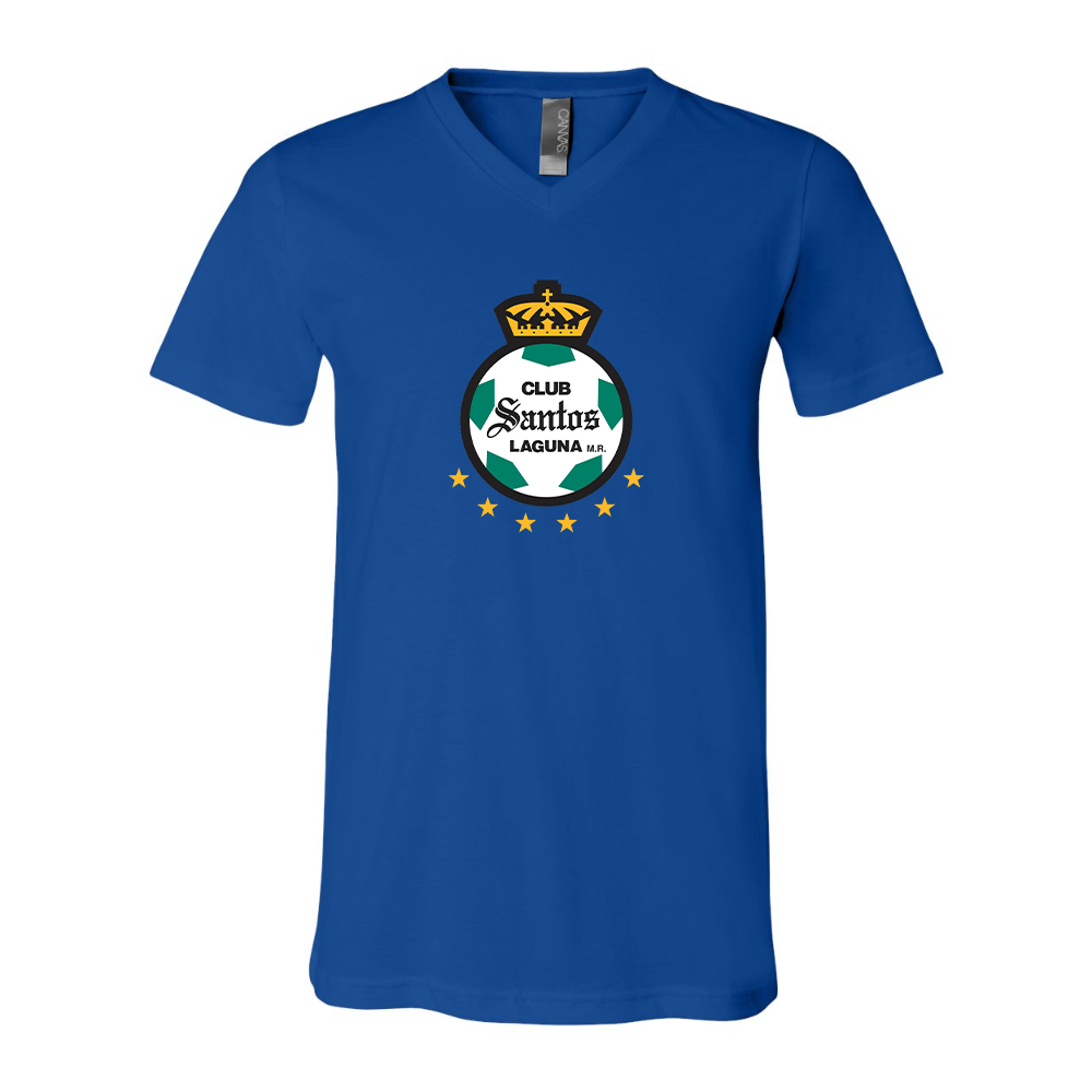 Santos Laguna Soccer BELLA  CANVAS - Jersey V-Neck T-Shirt