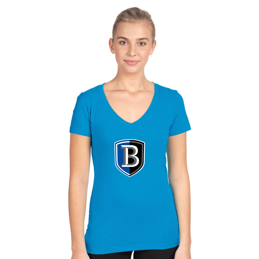 Women's  Bentley Falcons  Next Level V-Neck T-Shirt