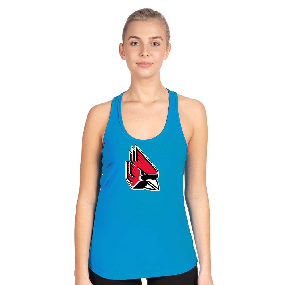 Women's   Ball State Cardinals Next Level Ideal Racerback Tank
