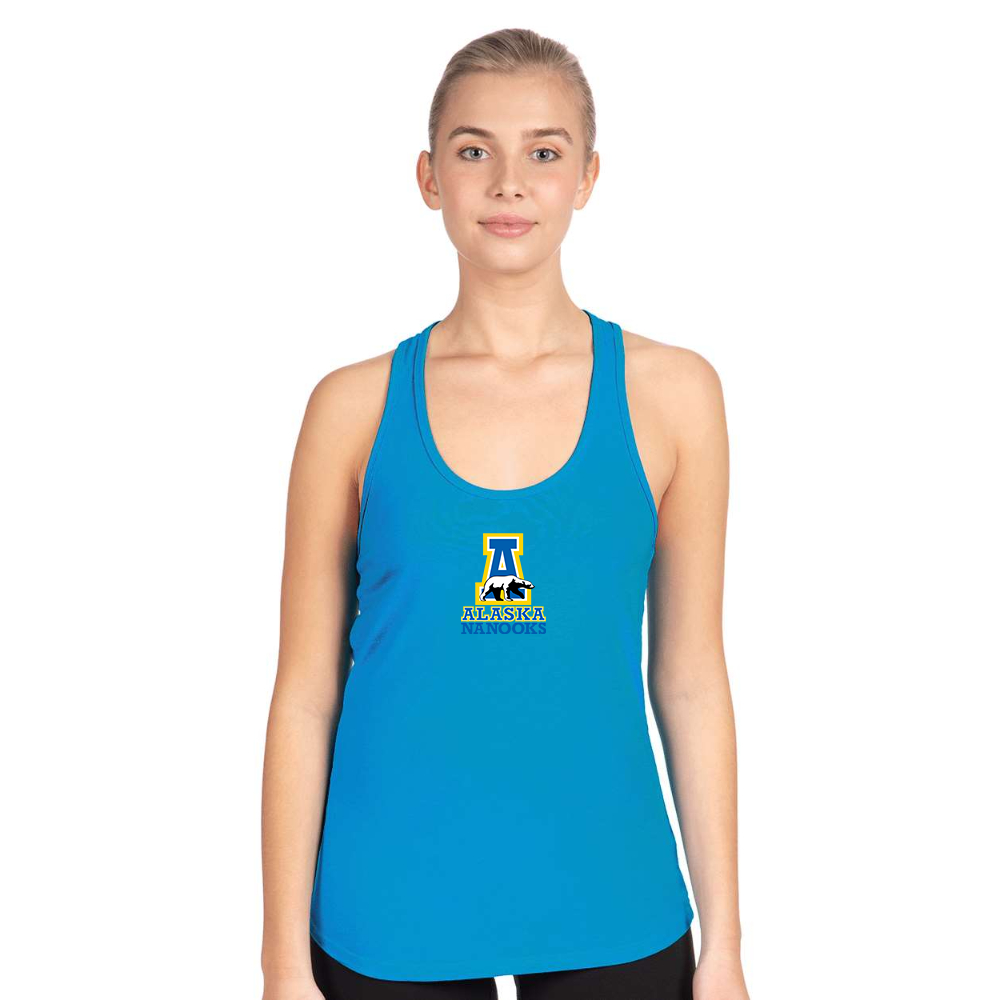 Women's Alaska Nanooks  Next Level Ideal Racerback Tank