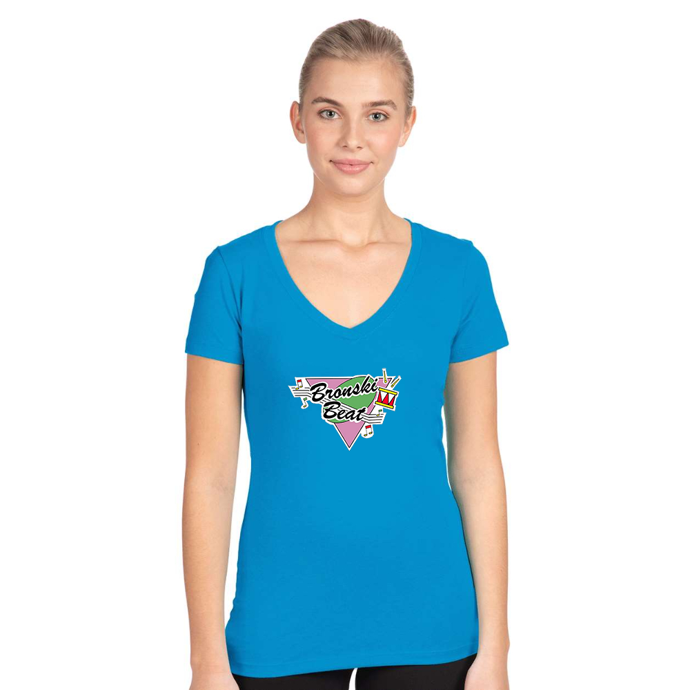 Women's  Bronski Beat  Next Level V-Neck T-Shirt