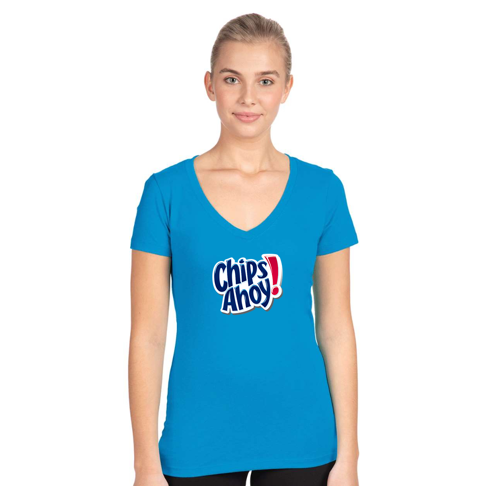 Women's Chips Ahoy Next Level V-Neck T-Shirt