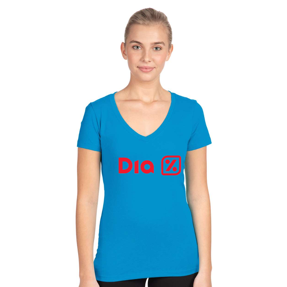 Women's Dia  Next Level V-Neck T-Shirt