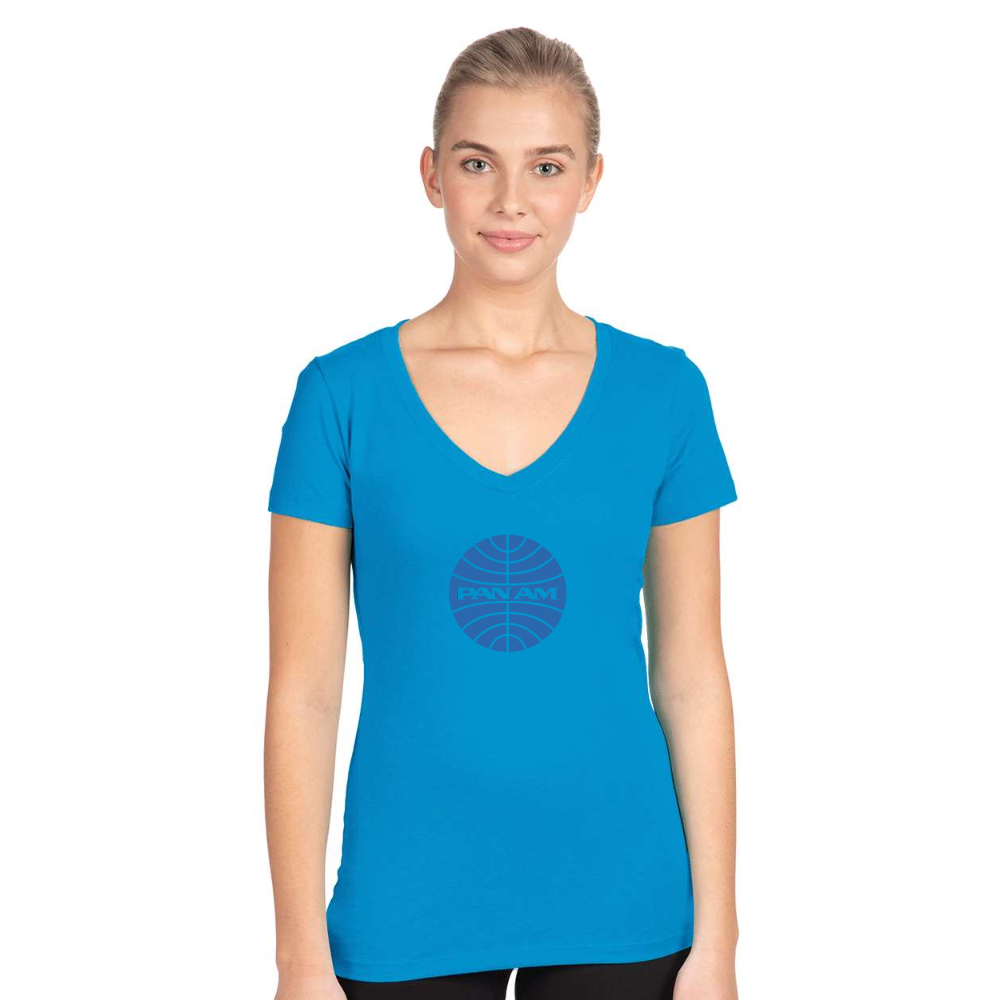 Women's Pan Am  Next Level V-Neck T-Shirt