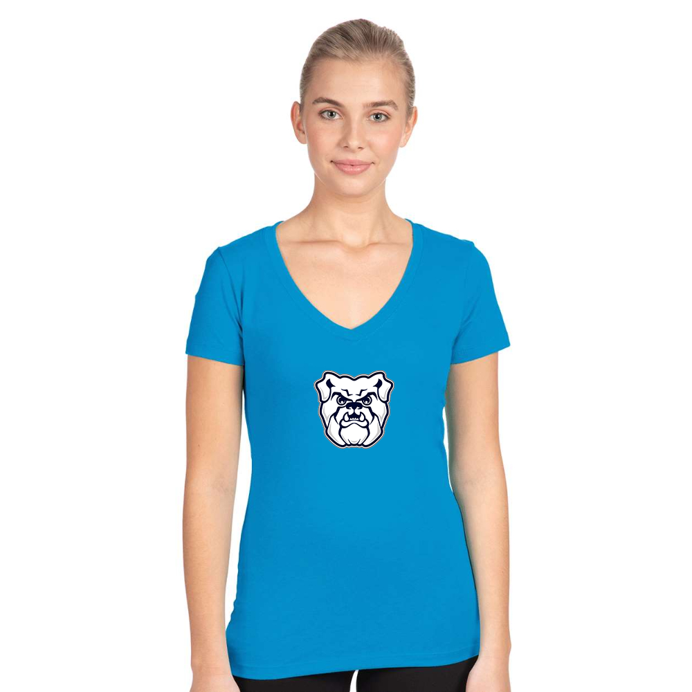 Women's Butler Bulldogs   Next Level V-Neck T-Shirt