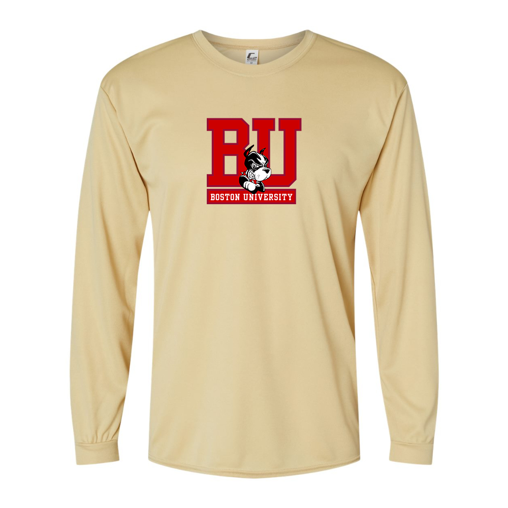 Men's Boston University Terriers Performance Long Sleeve T-Shirt