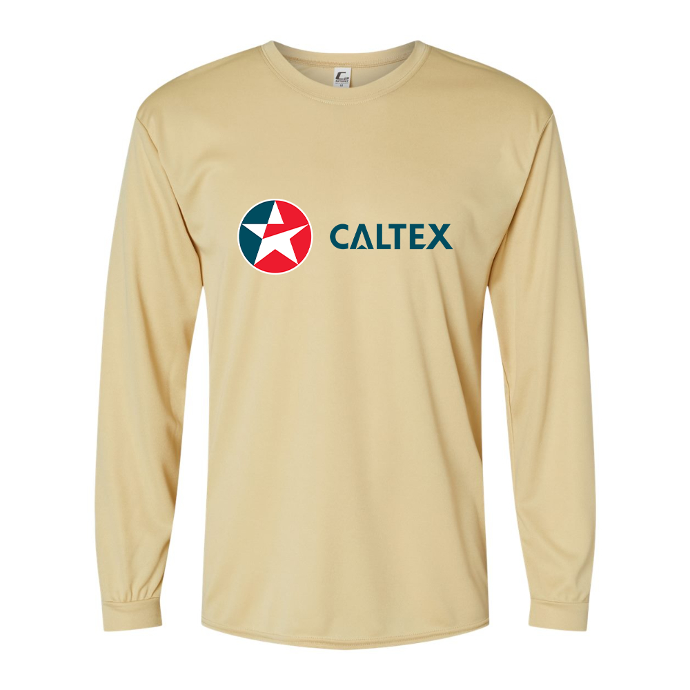 Men's Caltex Gas Station  Performance Long Sleeve T-Shirt
