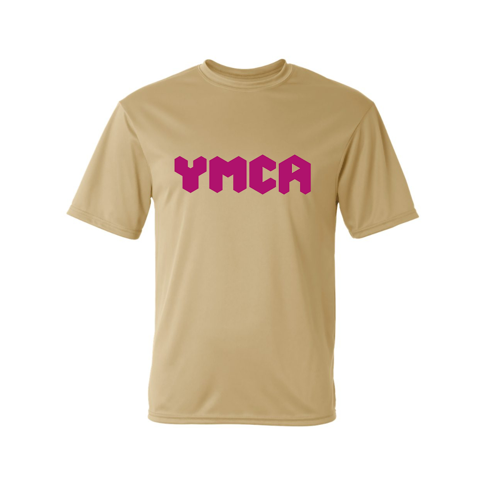 Men's  YMCA Mauve Performance T-Shirt