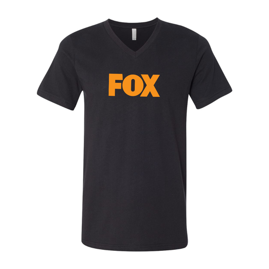 Fox BELLA  CANVAS - Jersey V-Neck T-Shirt