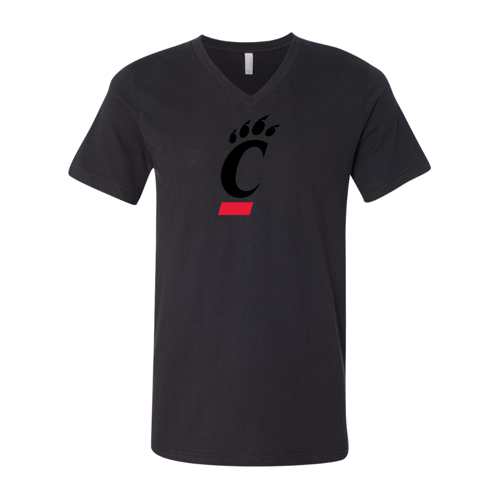 Cincinnati Bearcats BELLA  CANVAS - Jersey V-Neck T-Shirt