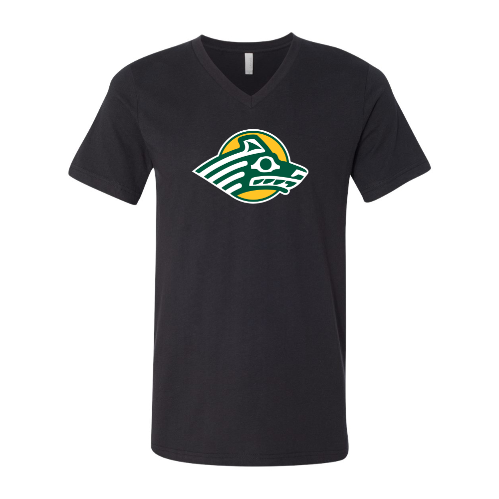 Alaska Anchorage Seawolves   BELLA  CANVAS - Jersey V-Neck T-Shirt