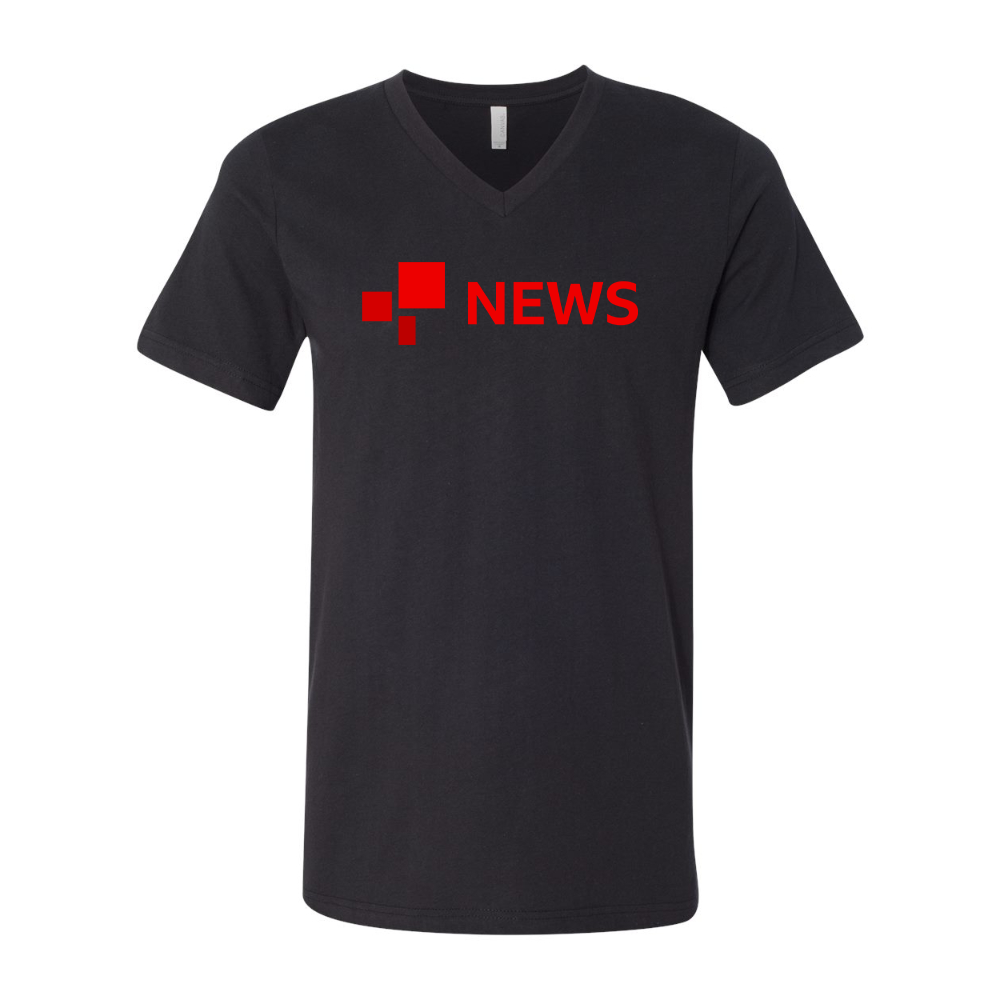 BBC News  BELLA  CANVAS - Jersey V-Neck T-Shirt