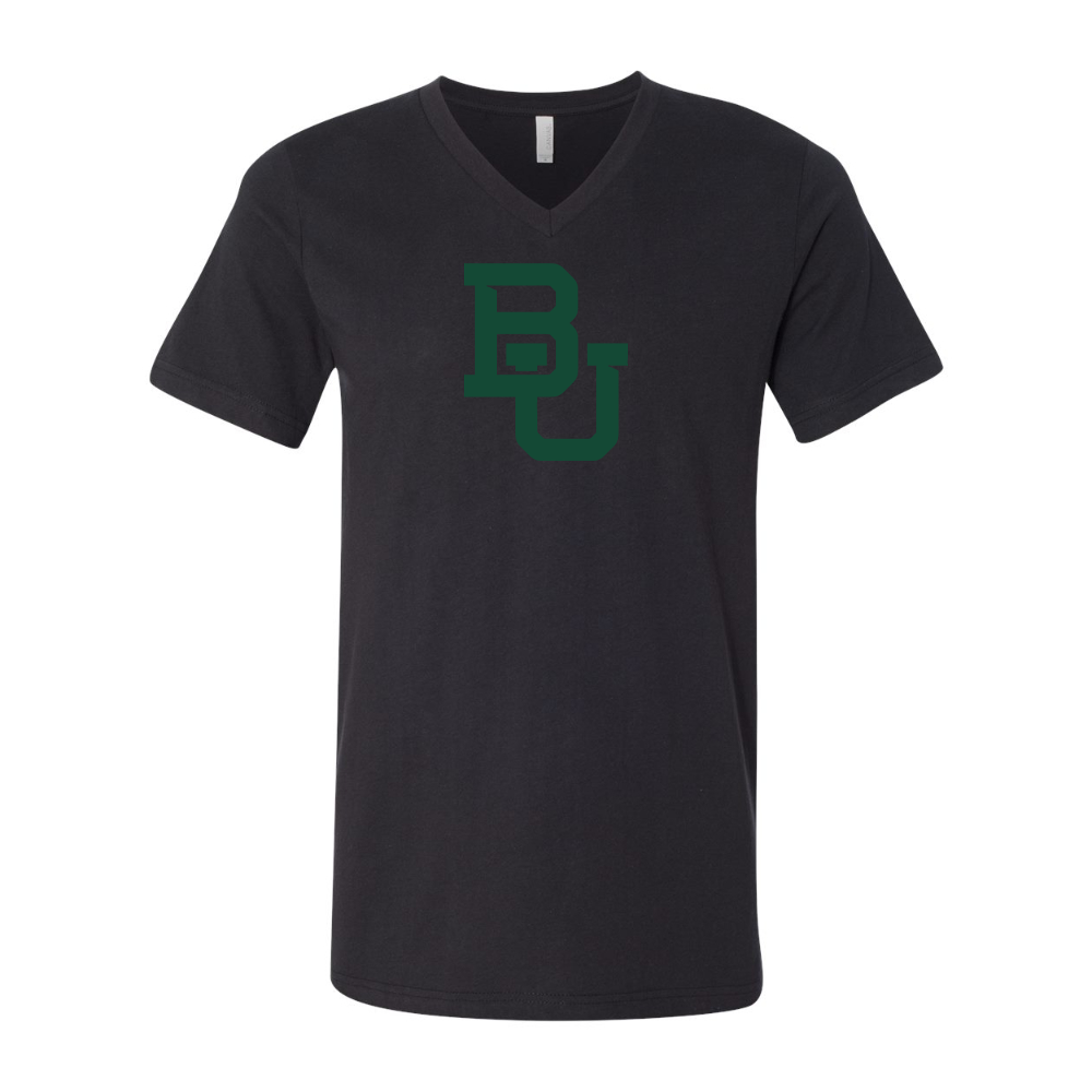 Baylor Bears  BELLA  CANVAS - Jersey V-Neck T-Shirt