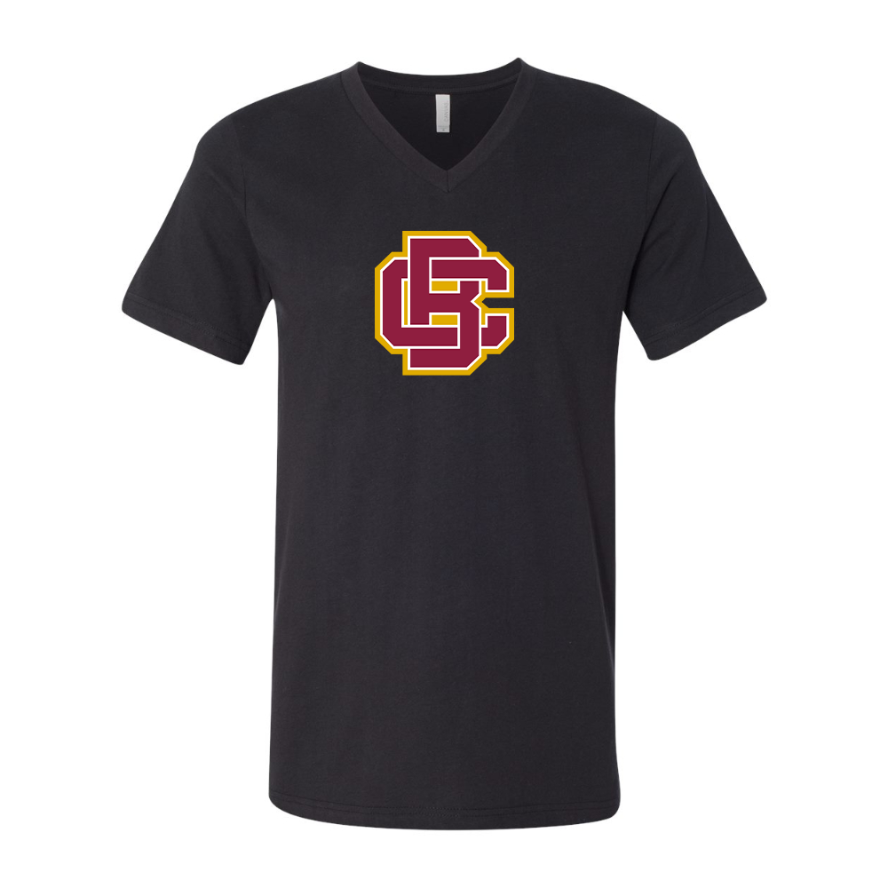 Bethune Cookman Wildcats BELLA  CANVAS - Jersey V-Neck T-Shirt