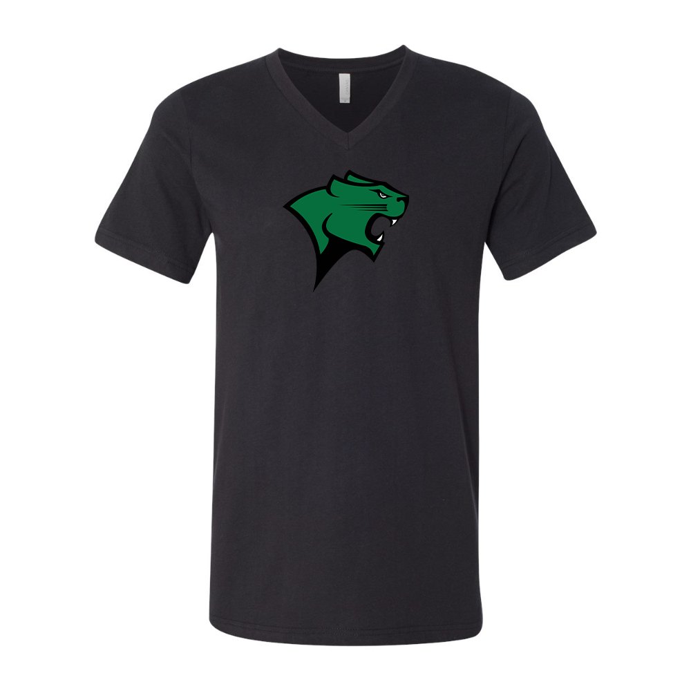 Chicago State Cougars BELLA  CANVAS - Jersey V-Neck T-Shirt