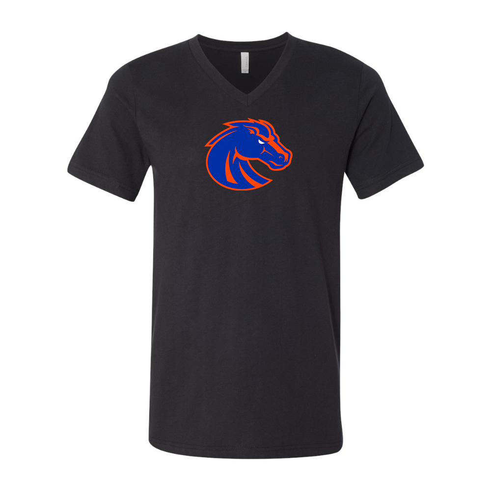 Boise State Broncos  BELLA  CANVAS - Jersey V-Neck T-Shirt