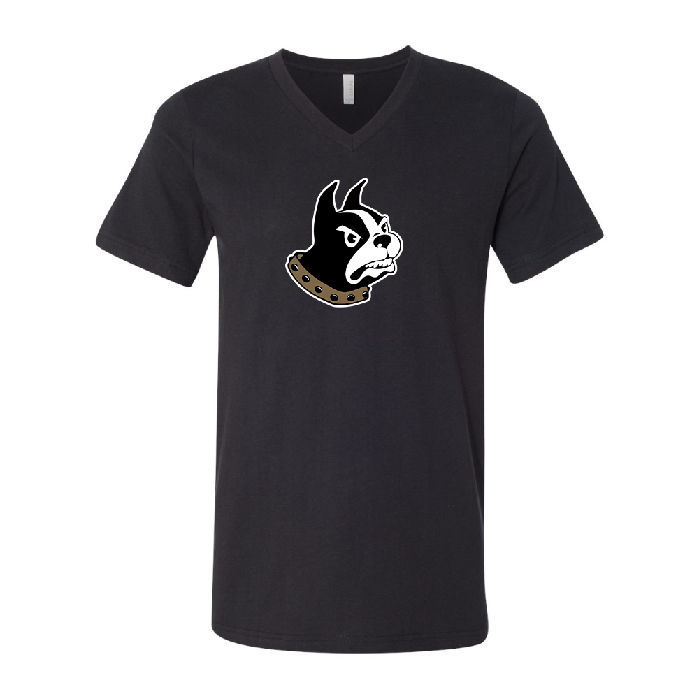 Woffrd Terriers BELLA  CANVAS - Jersey V-Neck T-Shirt