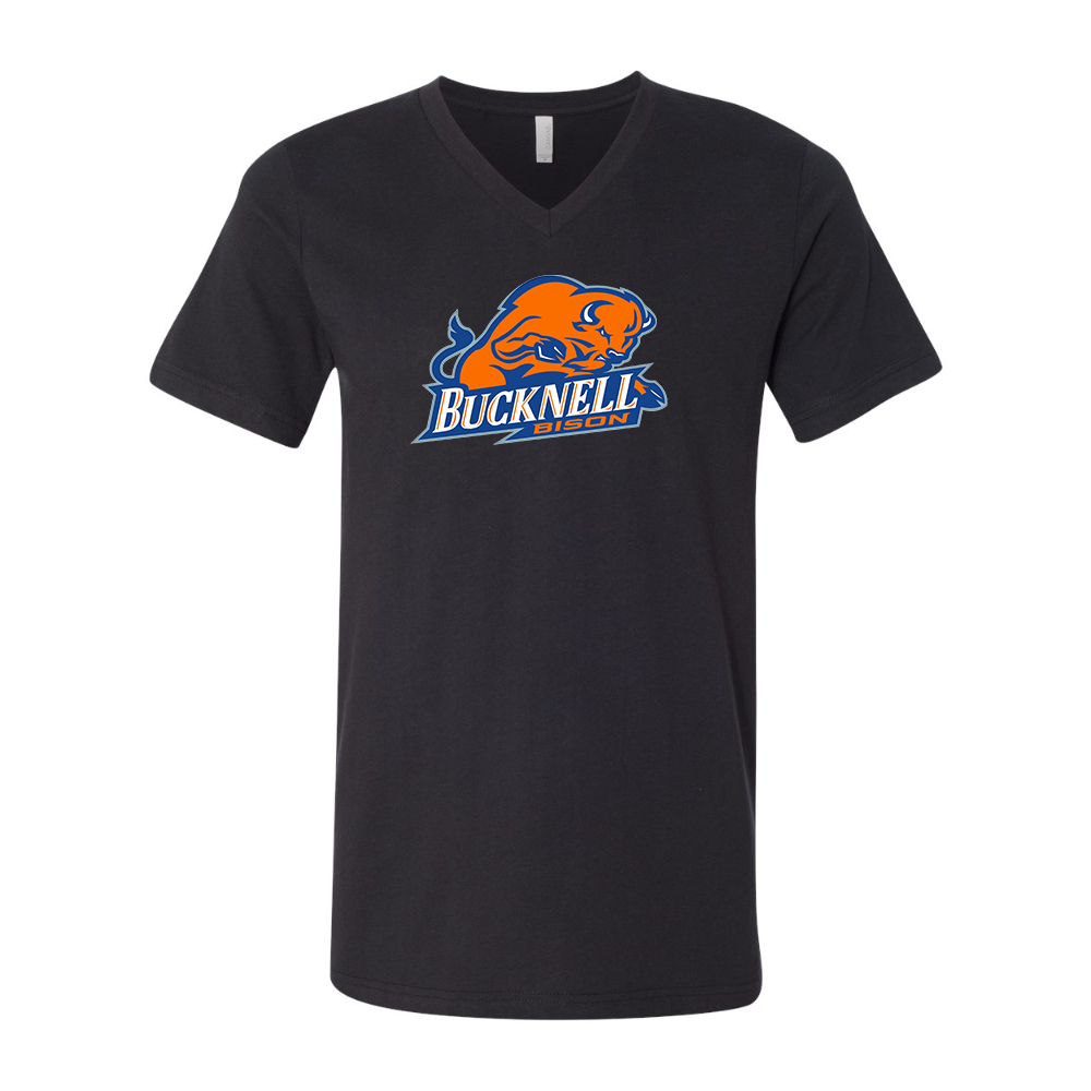 Bucknell Bison BELLA  CANVAS - Jersey V-Neck T-Shirt
