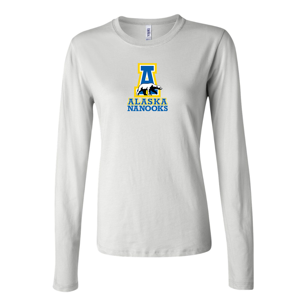 BELLA CANVAS Women’s Alaska Nanooks Jersey Long Sleeve Tee