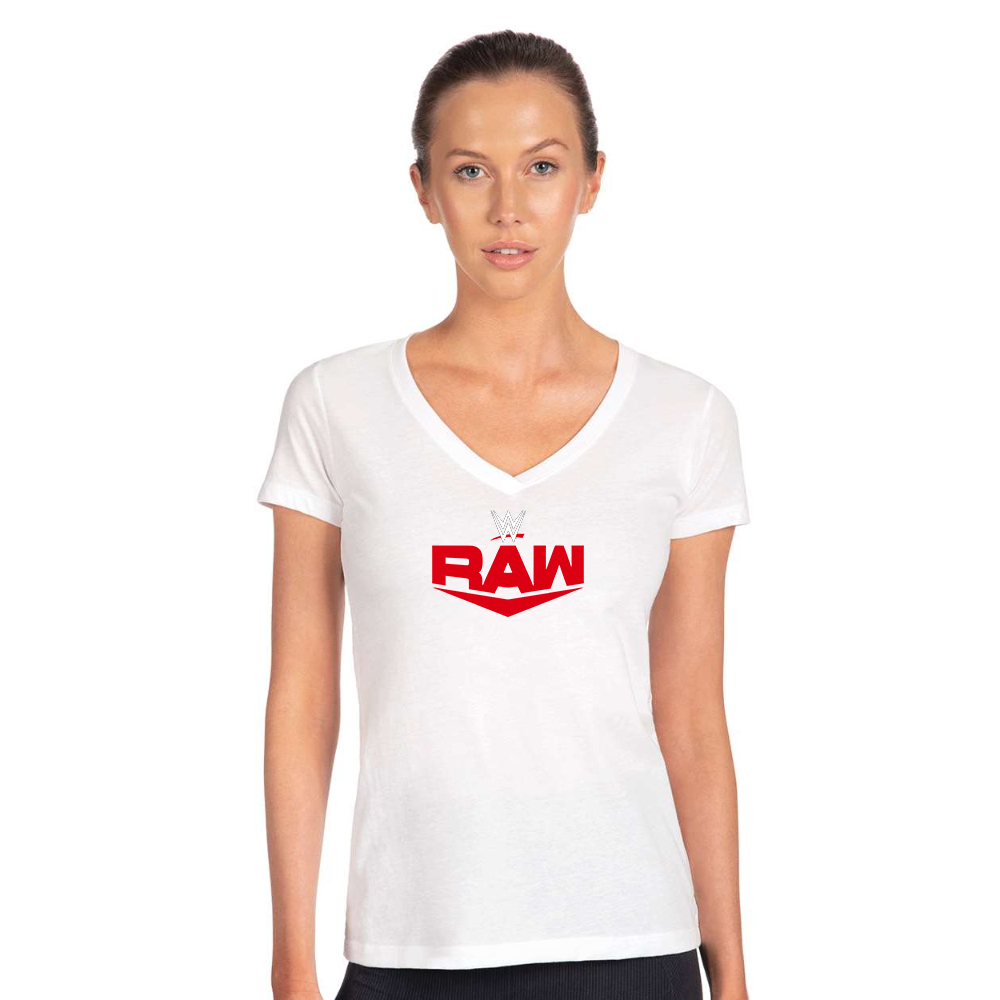 Women's WWE Raw  Next Level V-Neck T-Shirt