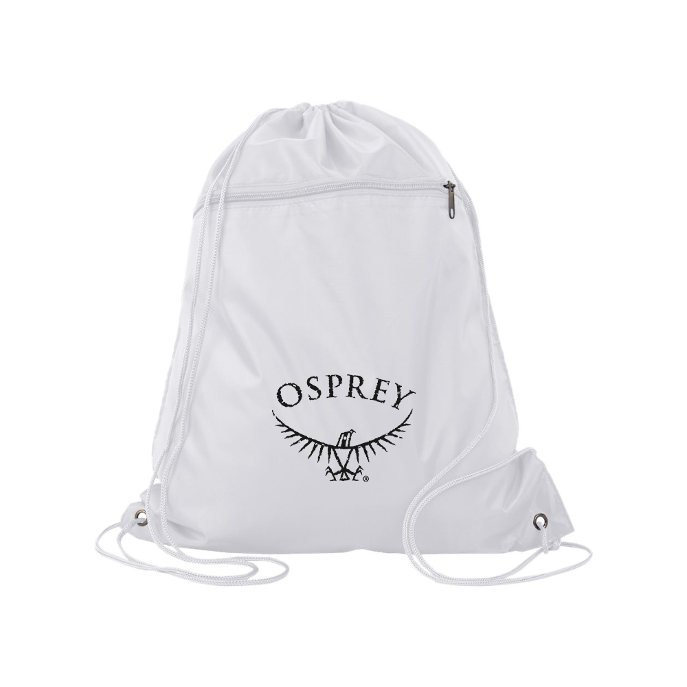 Osprey Black Q-Tees - Polyester Cinchpack