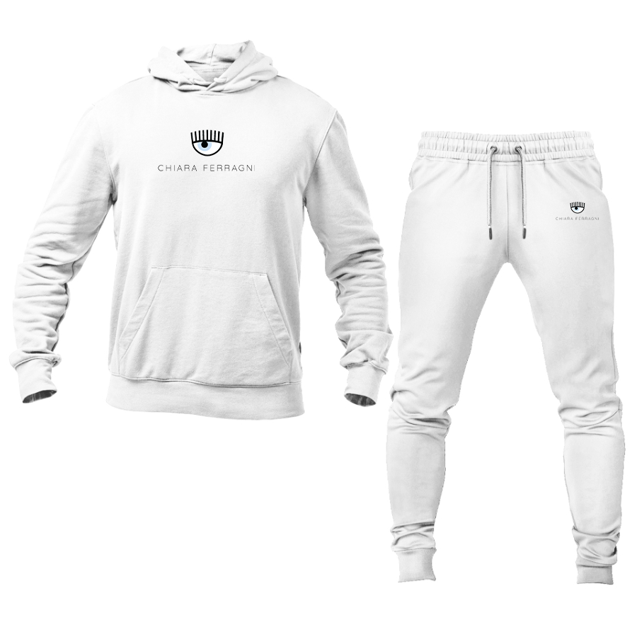 Men's Chiara Ferragni Collection Logo Hoodie Joggers Set