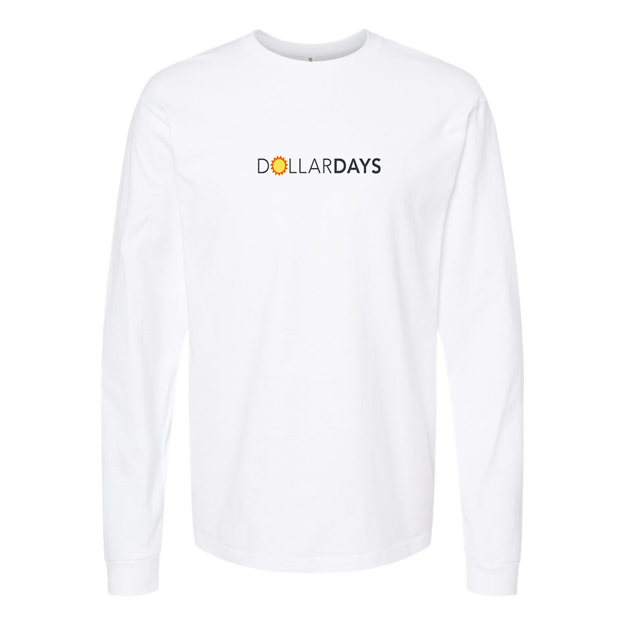 Men's Dollar Days Logo Cotton Long Sleeve T-Shirt