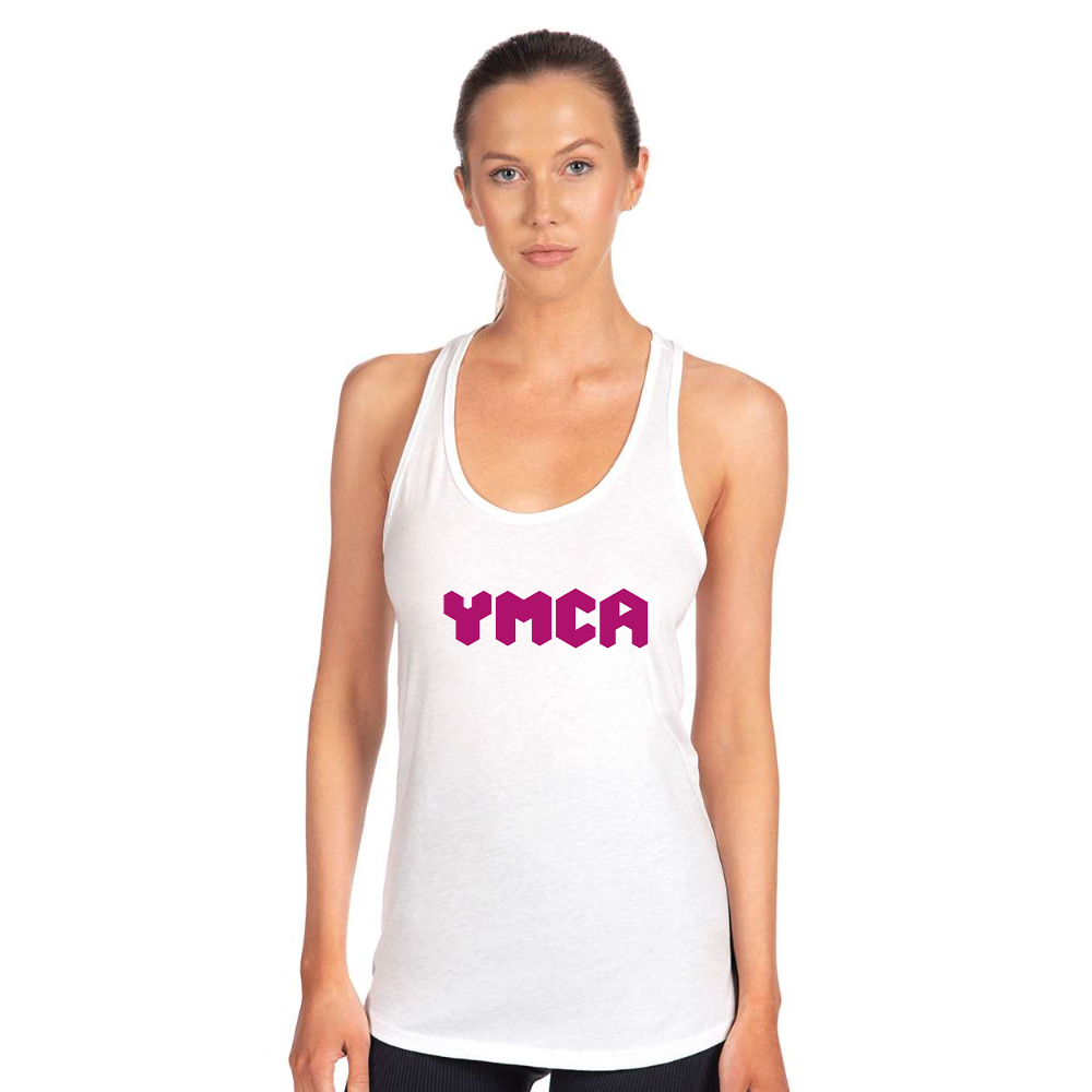 Women's YMCA Mauve  Next Level Ideal Racerback Tank