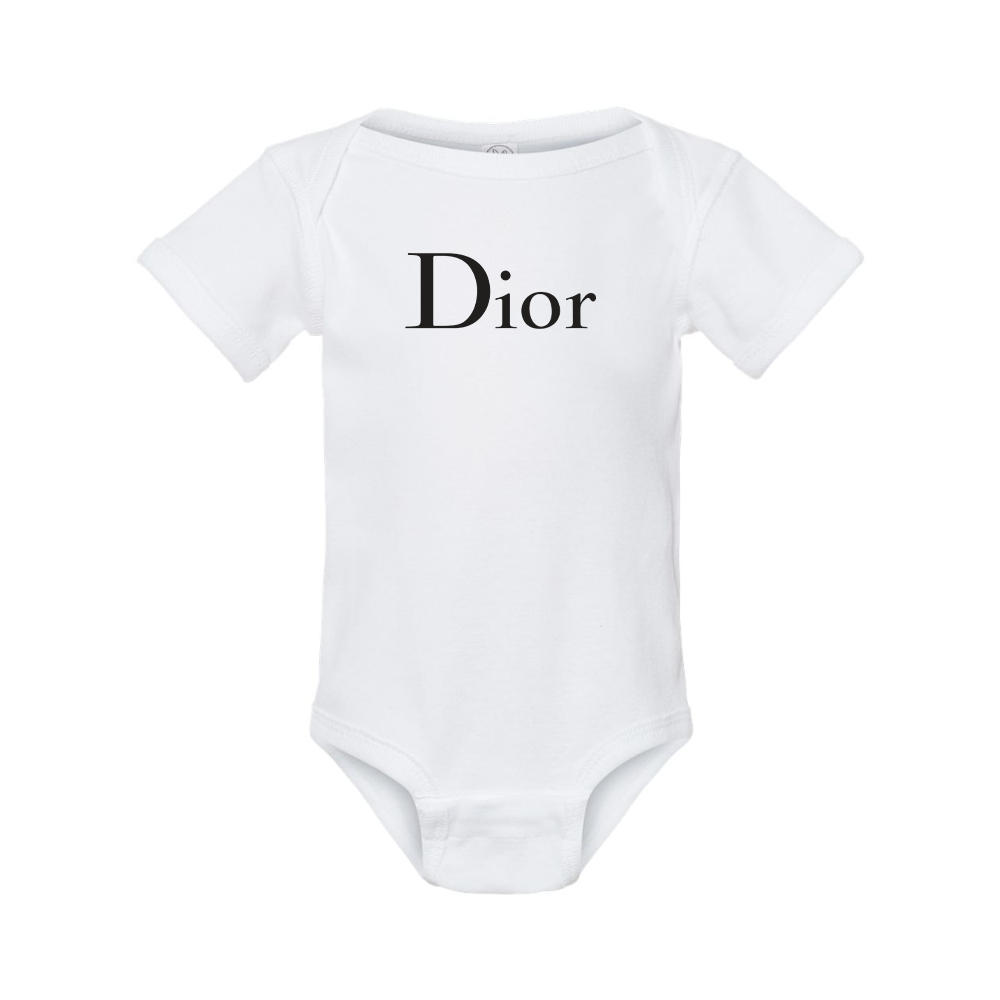 Dior Rabbit Skins Infant Baby Rib Bodysuit