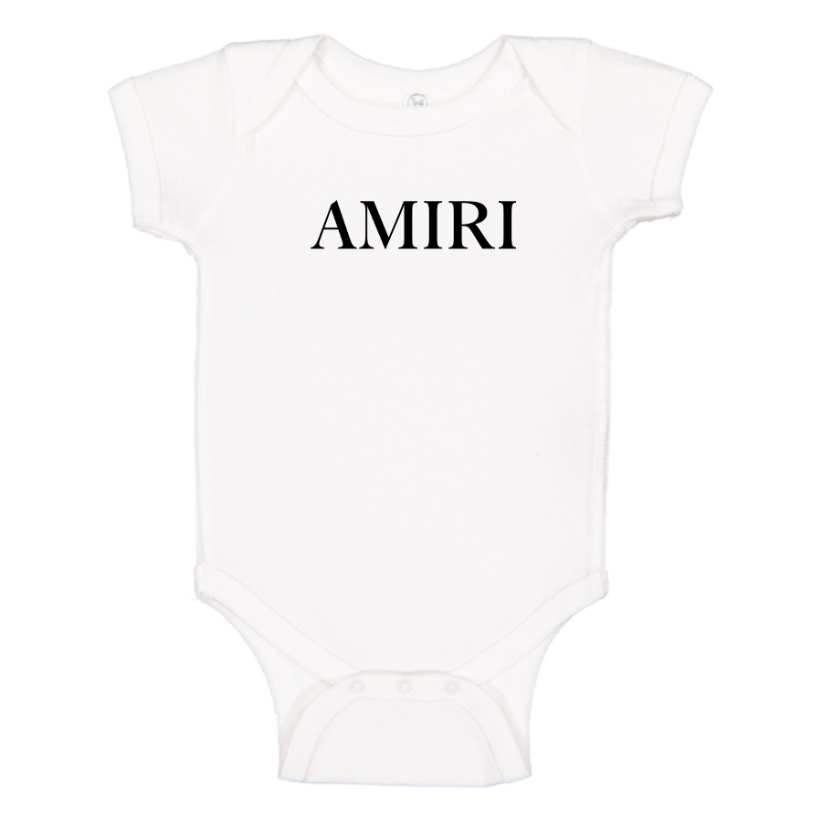 Amiri  Logo Baby Onesie Romper