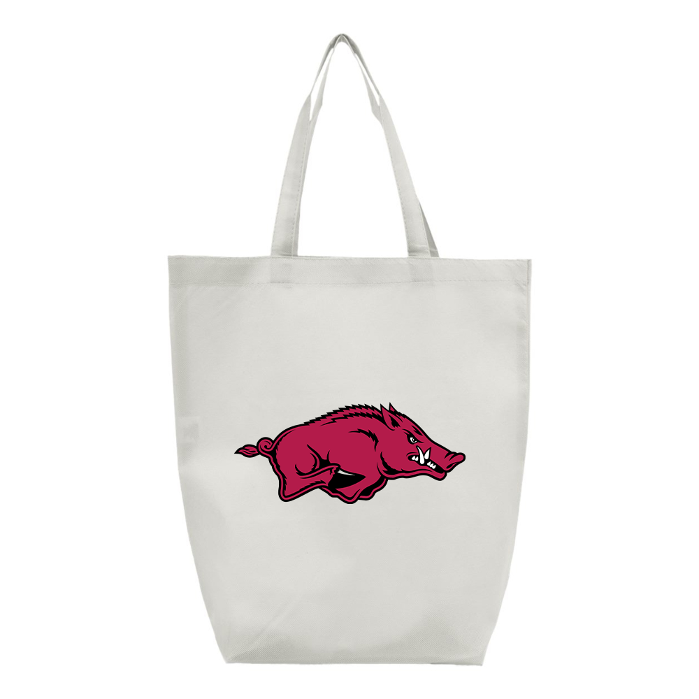 Arkansas Razorbacks Q-Tees Non-Woven Gusset Bottom Tote