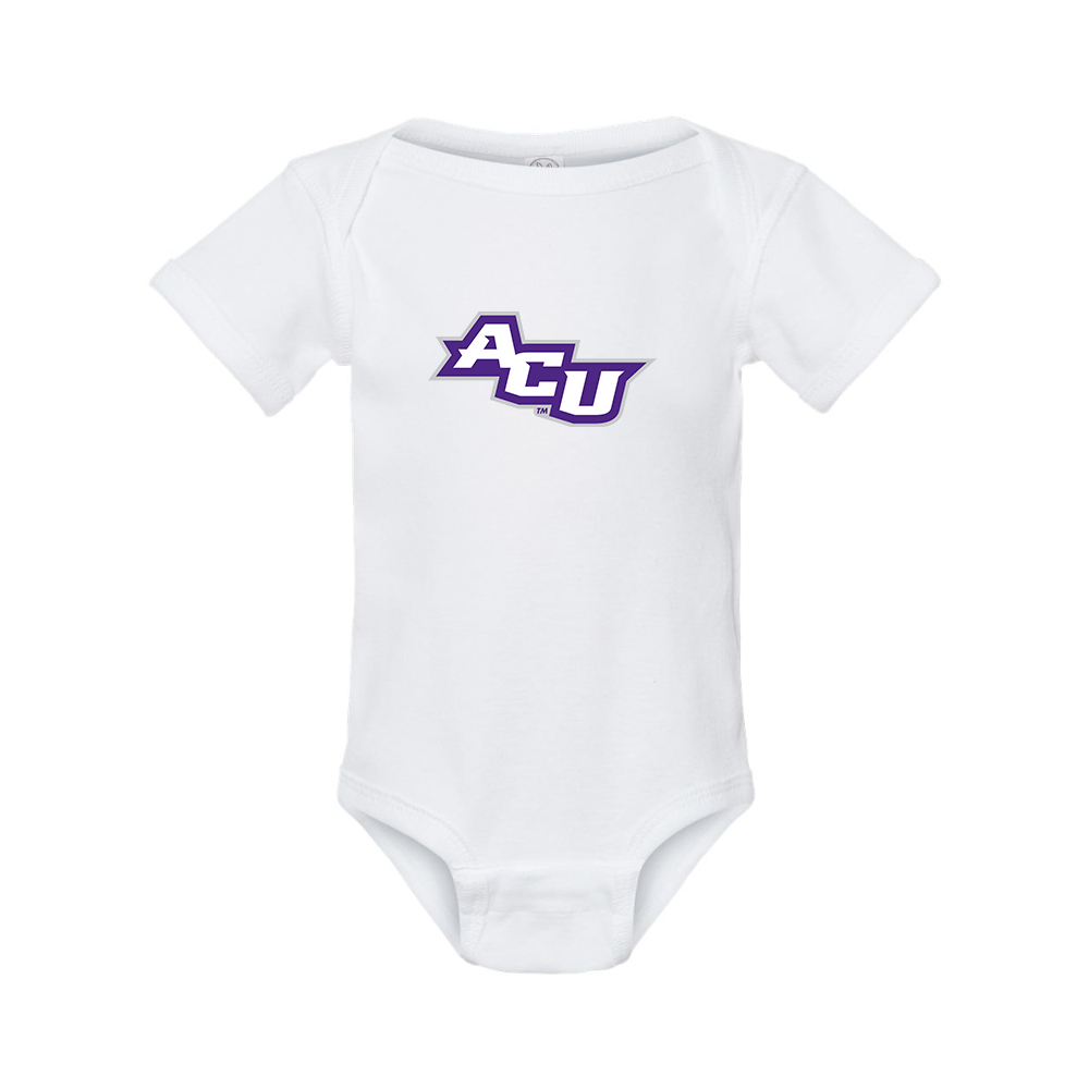 Abilene Christian Wildcats  Rabbit Skins Infant Baby Rib Bodysuit