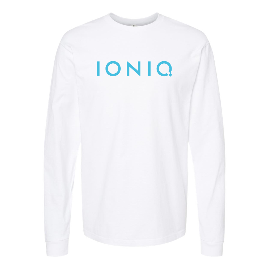 Men's  Ioniq Logo Cotton Long Sleeve T-Shirt