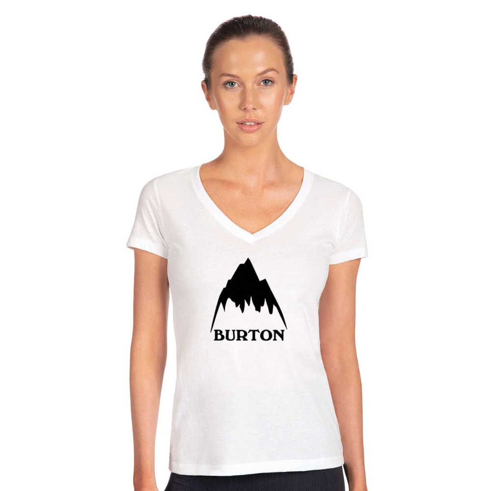 Women's Burton Mountain Next Level V-Neck T-Shirt