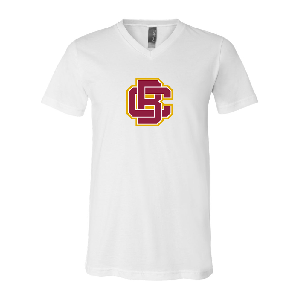 Bethune Cookman Wildcats BELLA  CANVAS - Jersey V-Neck T-Shirt