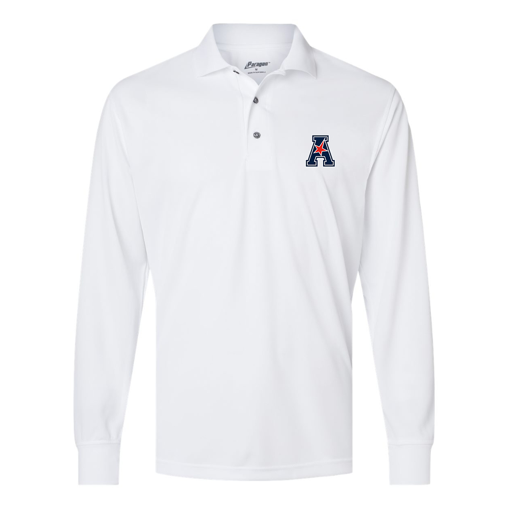 Men's   American Athletic Conference   Paragon Prescott Long Sleeve Polo