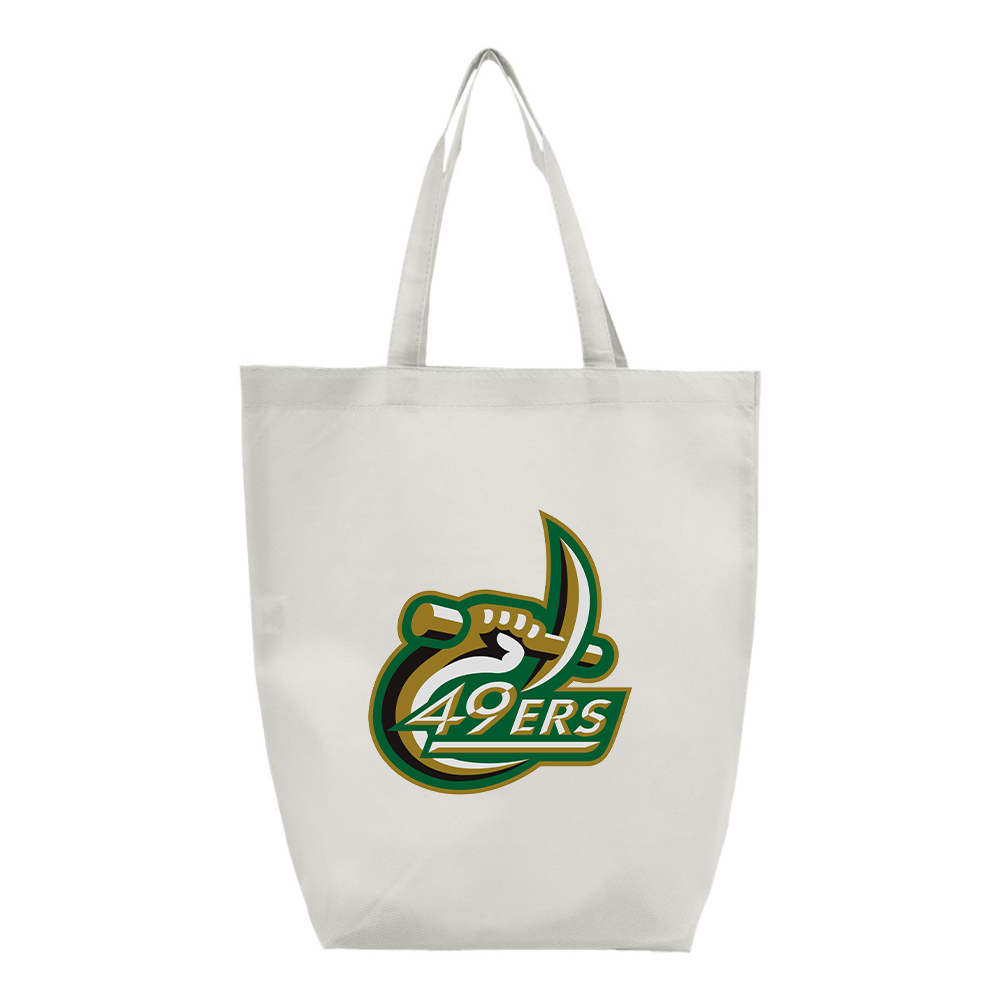 Charlotte 49ers Q-Tees Non-Woven Gusset Bottom Tote