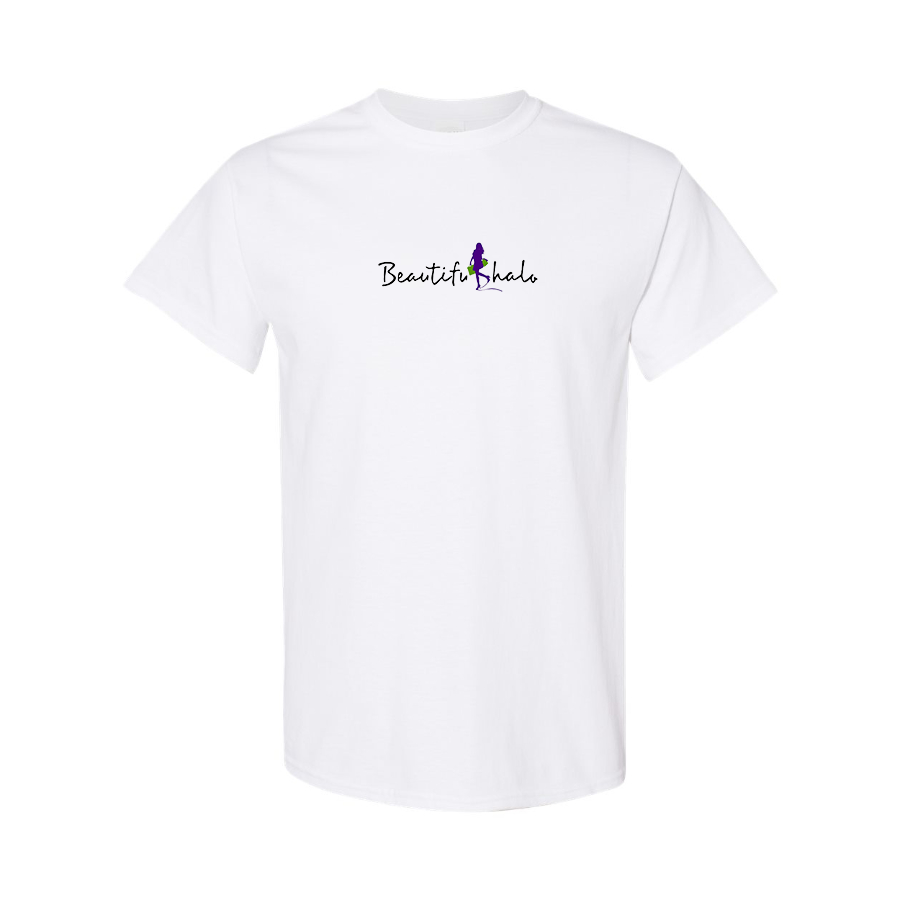 Men's Beatiful Halo Logo Cotton T-Shirt