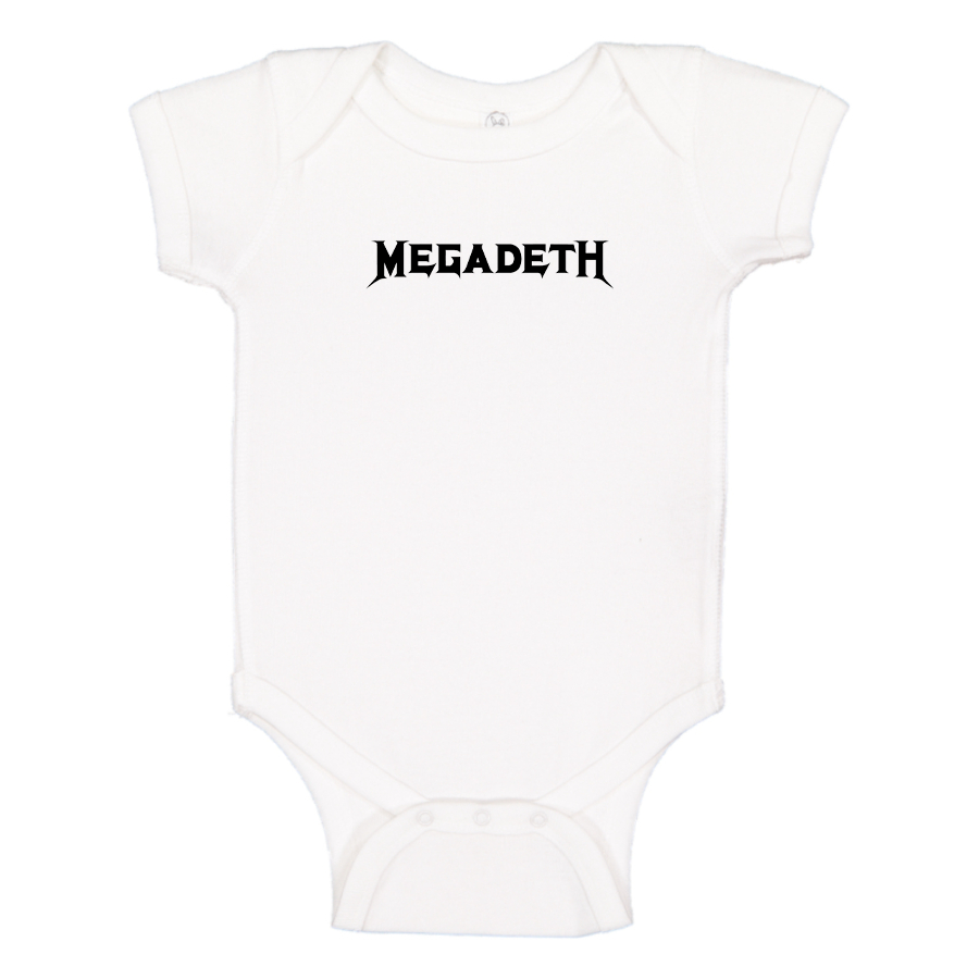 Megadeth Logo Baby Onesie Romper