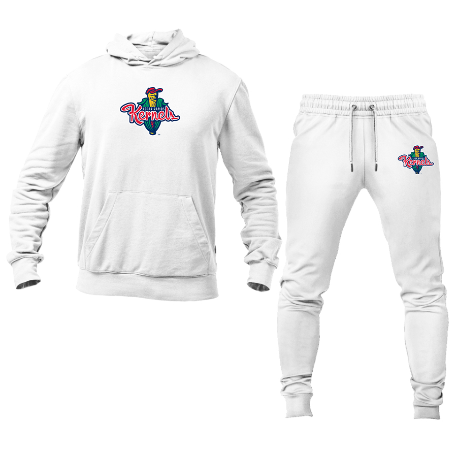 Men's Cedar Rapids Kernels Logo Hoodie Joggers Set