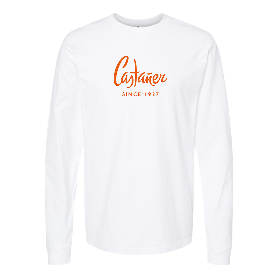 Men's Castaner Logo Cotton Long Sleeve T-Shirt
