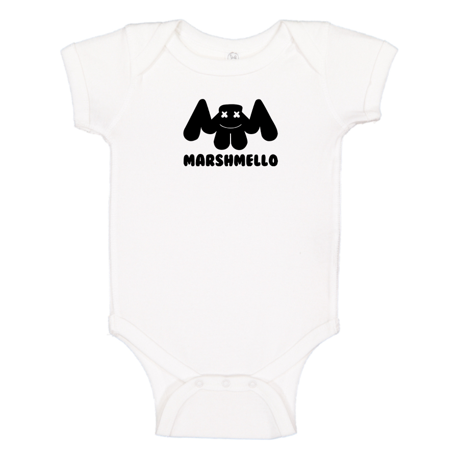 Marshmello  Logo Baby Onesie Romper