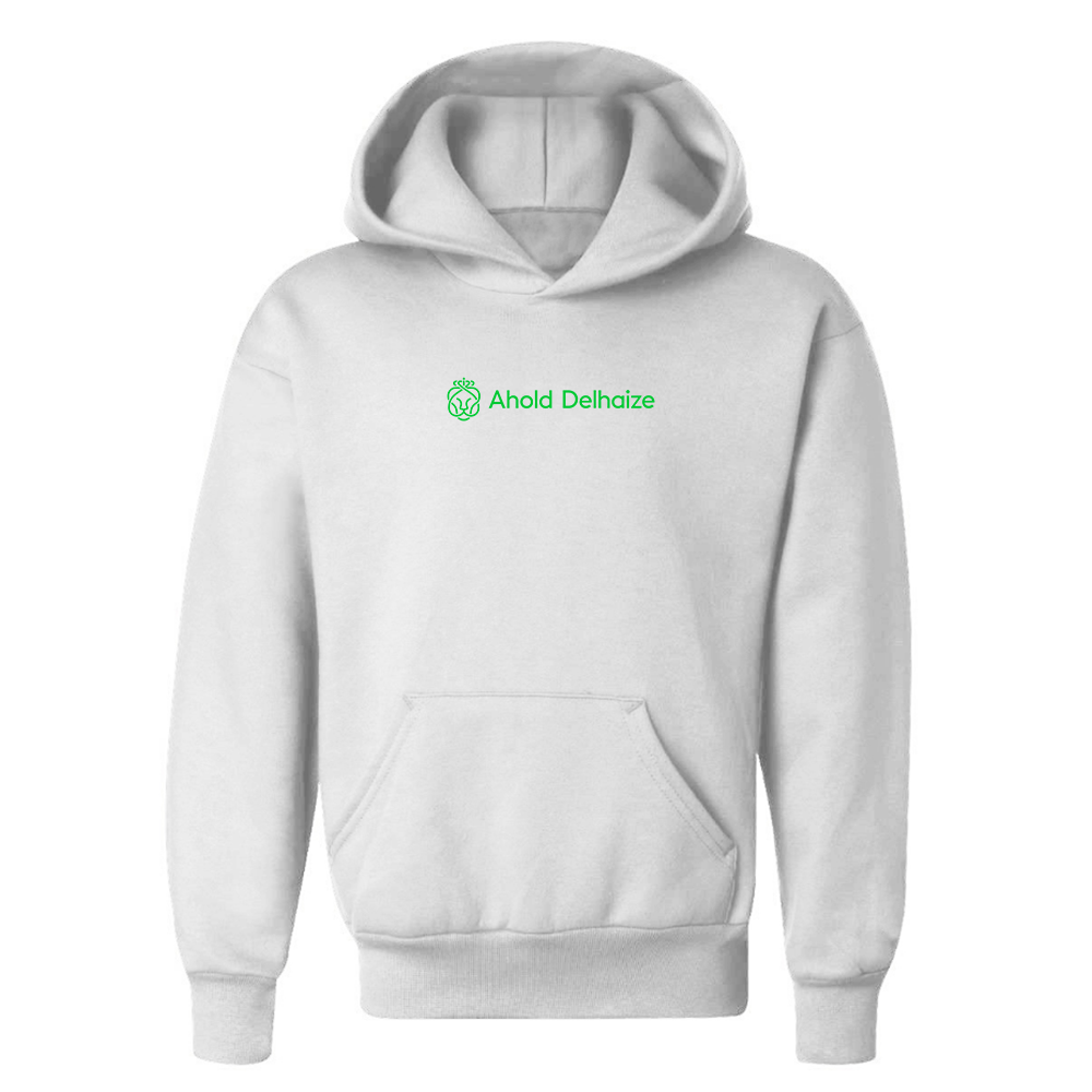 Youth  Ahold Delhaize Vertical Logo  Pullover Hoodie