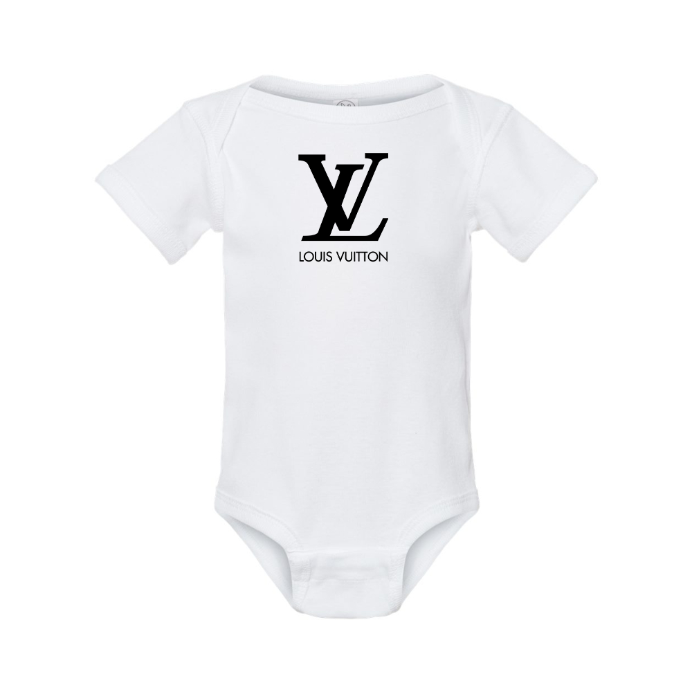 Louis Vuitton Rabbit Skins Infant Baby Rib Bodysuit