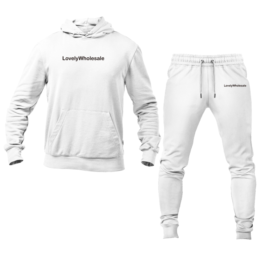 Men's LovelyWholesale  Logo Hoodie Joggers Set